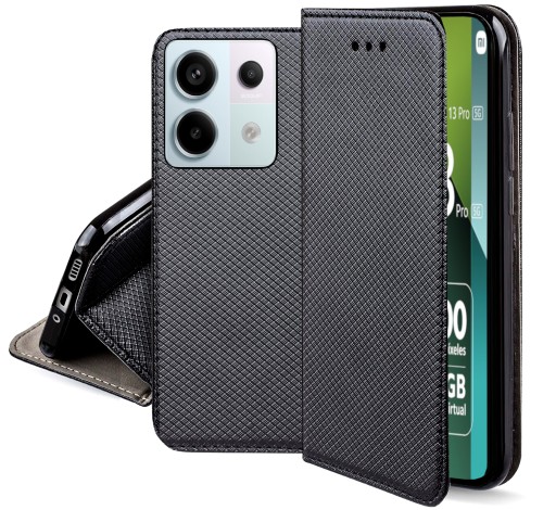 Чехол для Xiaomi Redmi Note 13 PRO 5G / POCO X6 5G SMART MAGNET CASE + СТЕКЛО