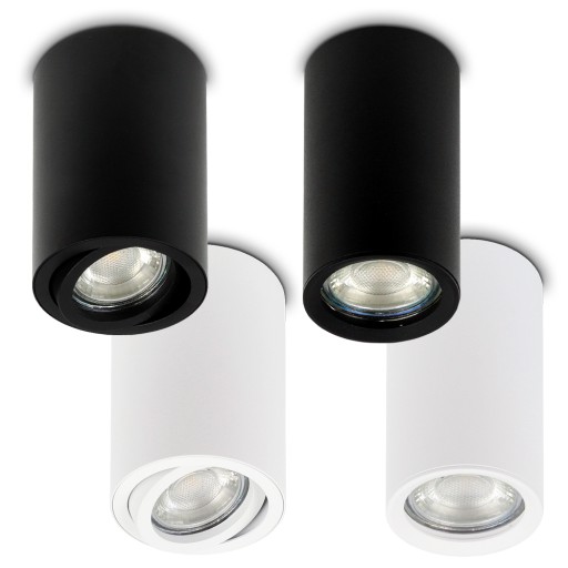 НАВЕРХНОСТНЫЙ ГАЛОГЕННЫЙ СВЕТ ПОДВИЖНЫЙ LED+ ТРУБКА GU10