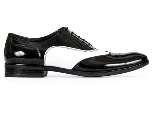 Czarne lakierki męskie Buty ślubne T25 MODINI r.41