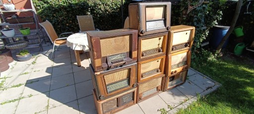 Винтажные ламповые радиоприемники, 10 штук.