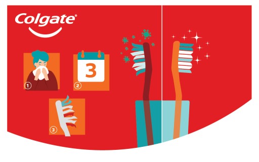 Зубная щетка COLGATE ZIG ZAG СРЕДНЯЯ 3 шт + БЕСПЛАТНО.