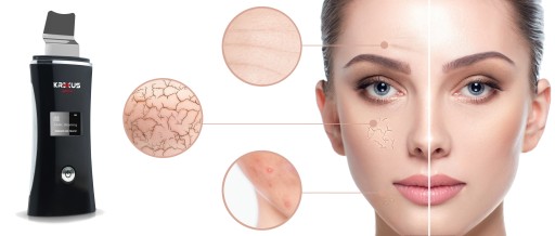 КАВИТАЦИОННЫЙ ПИЛИНГ 5 В 1 СОНОФОРЕЗ ИОНОФОРЕЗ EMS