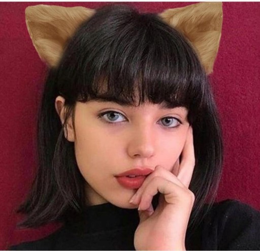 Косплей повязка на голову из искусственного меха с кошачьими ушками