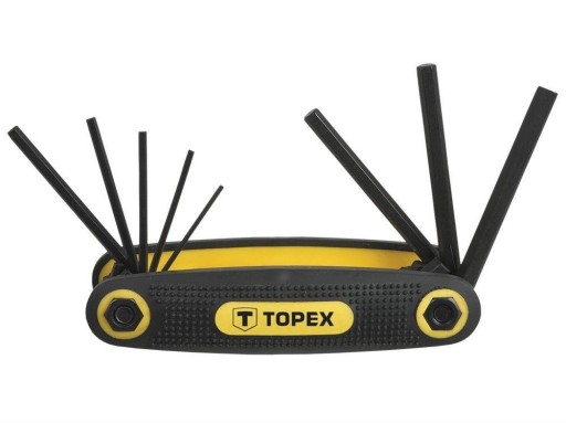 Набор шестигранных ключей TOPEX 1,5 - 6 мм 8 шт.