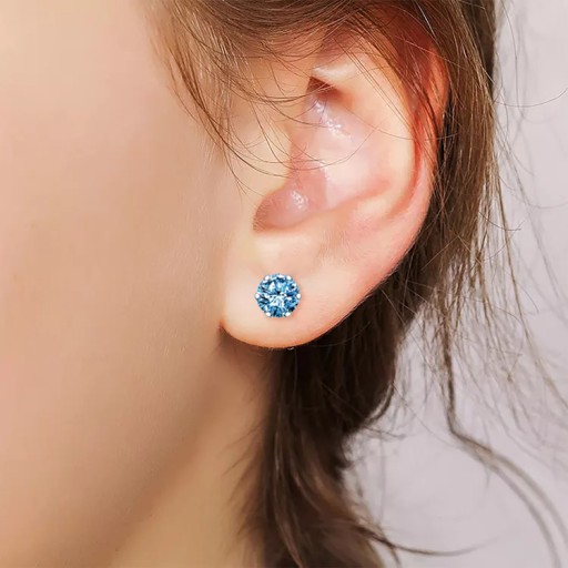 Серьги из СЕРЕБРА 925 пробы для девушки с шипами