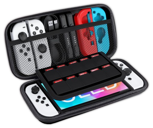 FUTERAŁ WZMOCNIONY ETUI OCHRONNE do KONSOLI NINTENDO SWITCH OLED HEG-001