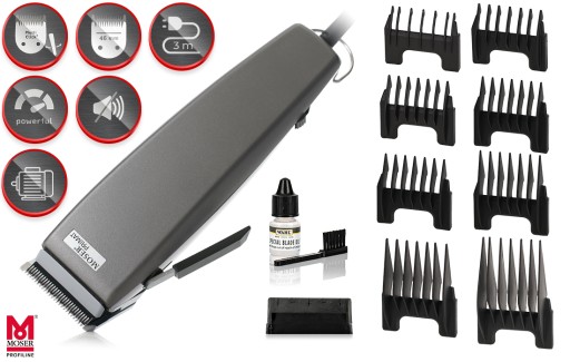 КЛИМЕР ДЛЯ ВОЛОС MOSER PRIMAT TYTAN PRO 1230 STARBLADE 48мм + 8 НАСАДОК