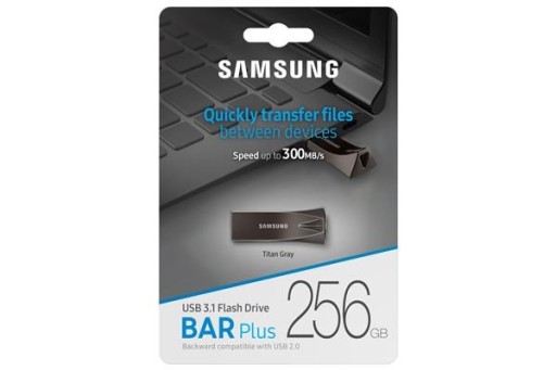 Samsung Pendrive BAR Plus USB 3.1 256 ГБ серый название