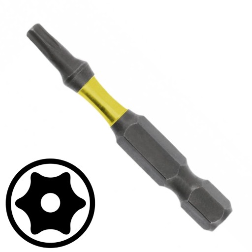 Бита 1/4” 50 мм TORX TT35 S2 ударная 2 шт. Хёгерт HT1S171