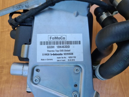 Webasto DG9H 18K463DD Ford Mondeo EDGE Evo Дизель