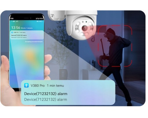 ВНЕШНЯЯ ВНУТРЕННЯЯ КАМЕРА С ПЕРЕКЛЮЧЕНИЕМ WiFi С ЗАПИСЬЮ И ЗВУКОМ