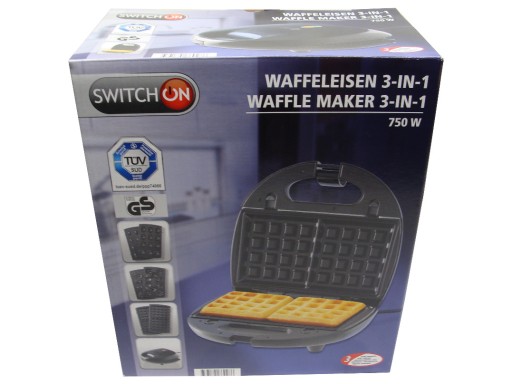 ТОСТЕР на 12 орешков для печенья 3в1 SWITCHON 750Вт