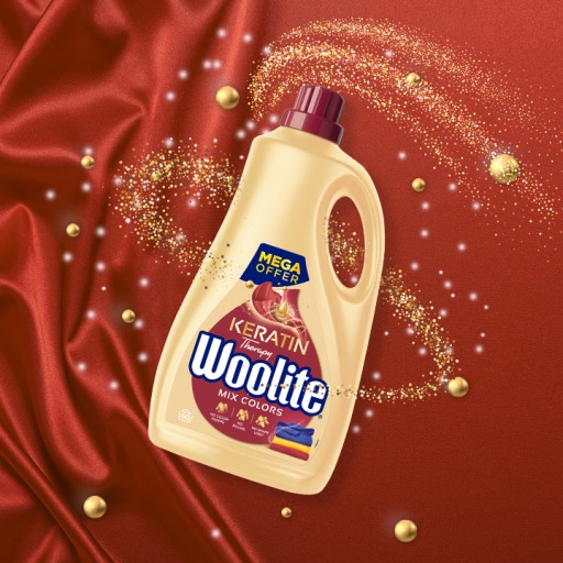 WOOLITE PRO-CARE COLOR and DELICATE Жидкость для стирки одежды с креатином XXL 10,8л
