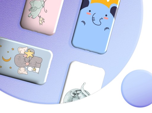 ETUI DO SAMSUNG GALAXY M21 WZORY SŁOŃ SŁONIE SŁONIKI OBUDOWA POKROWIEC CASE