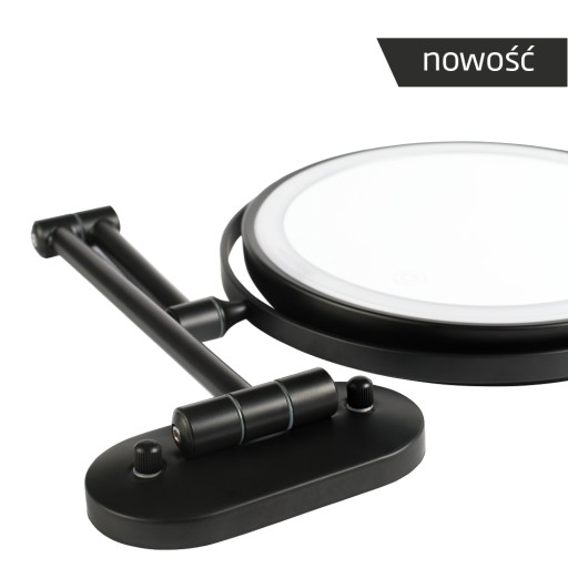 Зеркало для ванной комнаты Como LED ЧЕРНОЕ НОВИНКА