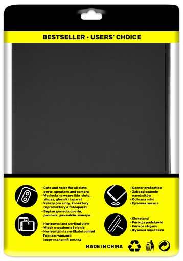 УМНЫЙ ЧЕХОЛ-КАРАНДАШ ДЛЯ APPLE IPAD 10.9 GEN 10 2022, ЧЕРНЫЙ
