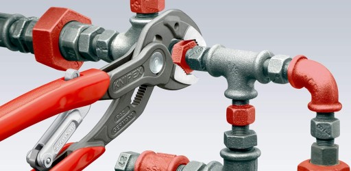 Трубогубцы Knipex SmartGrip с автоматической регулировкой, фосфатированные