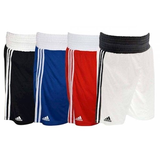 Боксерские шорты Adidas AIBA темно-синие/белые — размер: M