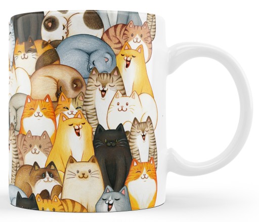 Кошачья кружка. Для любителя кошек.
