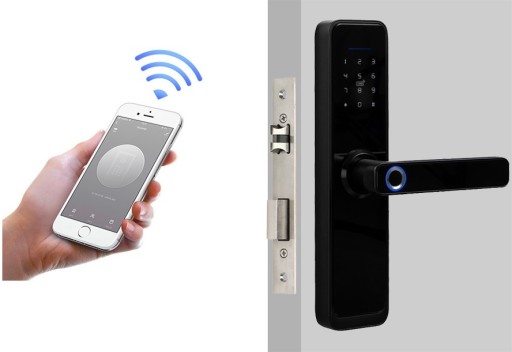 РУЧКА ДВЕРНОЙ ЗАМОК КОД TUYA FINGER RFID WiFi