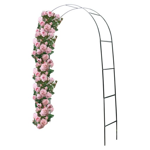 Piękna Metalowa Pergola Ogrodowa Na Pnącza Róże 240cm Łuk Różany Rosenbogen
