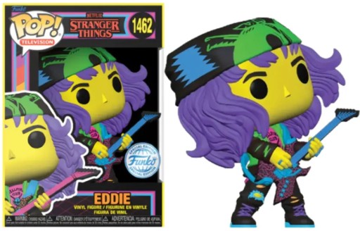 Funko Pop! Stranger Things Eddie (with Guitar) (Blacklight)
