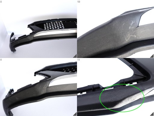KIA XCEED X-CEED 19-22 ZDERZAK SPOILER +KRATKA +LISTWA PRZÓD
