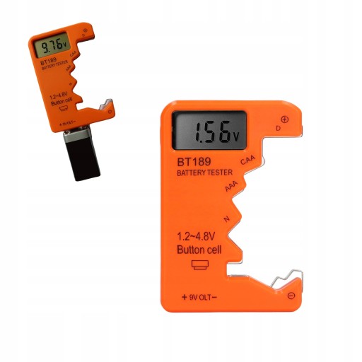 ЦИФРОВОЙ ТЕСТЕР БАТАРЕИ LCD C AA AAA N D LR44 1,5 В/3 В