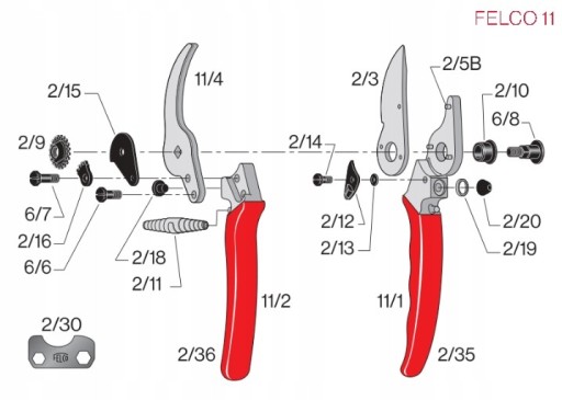 Секатор FELCO 11 + WHEEL 903 LIMITED EDITION
