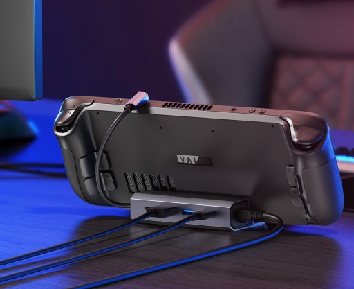 JSAUX HUB USB-C для Steam Deck HDMI 4k 100 Вт PD USB