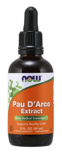 NOW PAU D' ARCO EXTRACT LIQUID 59 ML ODPORNOŚĆ ANTYOKSYDANT ADAPTOGEN PŁYN