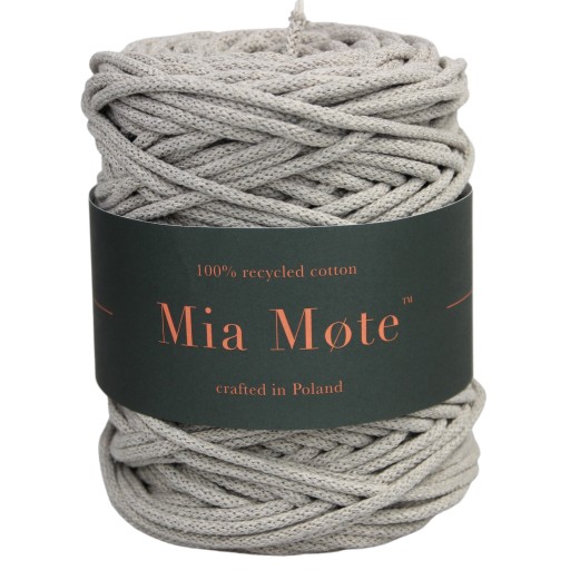 Mia Mote Плетеный шнур хлопковый для макраме лен 5мм 200м