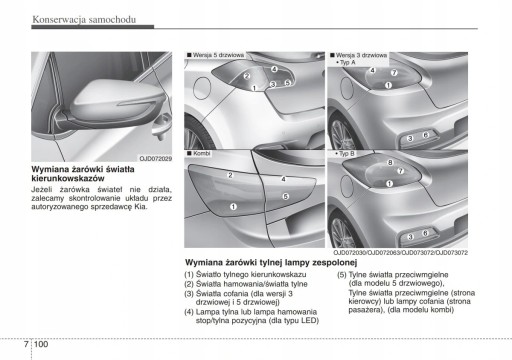 Kia Ceed 2012-18 3d 5d и Комби Руководство пользователя