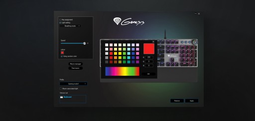 GENESIS THOR 380 RGB СИНЯЯ МЕХАНИЧЕСКАЯ КЛАВИАТУРА