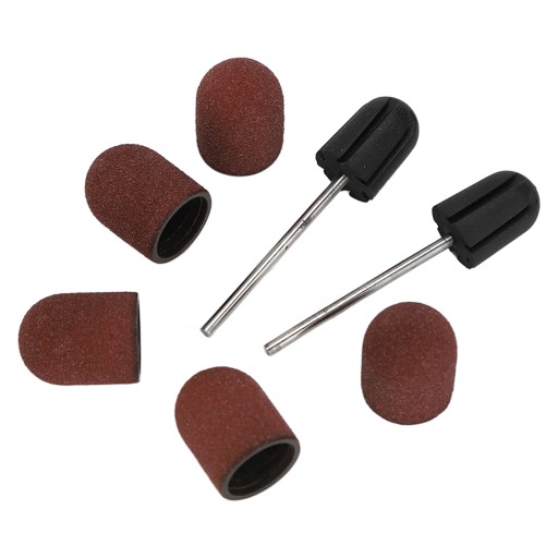 50x KAPTURKI ŚCIERNE DO PEDICURE NAKŁADKI #120 2x NOŚNIK