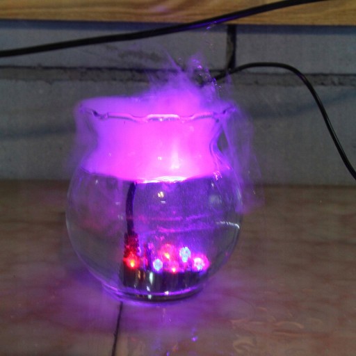 генератор тумана для фонтанов MOG ГЕНЕРАТОР УВЛАЖНИТЕЛЬ ИСПАРИТЕЛЬ 12 ЦВЕТОВ LED