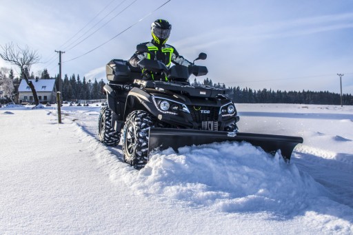 ПЛУГ ДЛЯ QUAD ATV / UTV SHARK YELLOW 132 CM CFMOTO CAN-AM Полиэтилен!