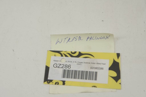 GZ286 Nissan 370z Z34 3.7 Wtryskiwacz