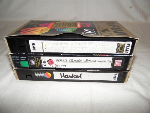 Кассеты VHS S-VHS Fuji Super VHS Pro SE-180 BASF E-180 Scotch E 120 Chrome