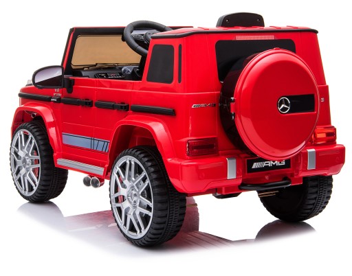 Автомобиль Mercedes G63 аккумуляторный, оригинал, 2 двигателя, радиоEVA кожа, детский