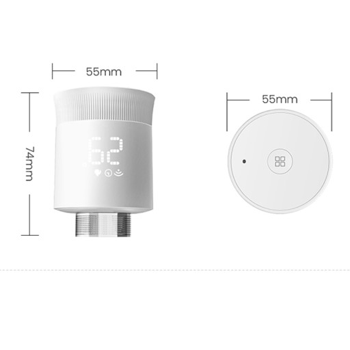 Термостат радиаторной головки Умный дом Tuya ZigBee 3.0 EU + набор аксессуаров