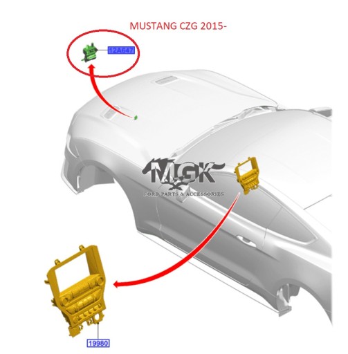 ДАТЧИК ВНЕШНЕЙ ТЕМПЕРАТУРЫ MUSTANG 2015.03 _ 5293532 _ FR3T-19E591-AB