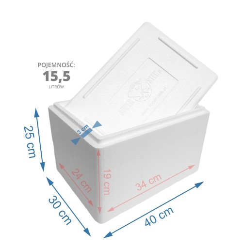 Термобокс 15,5л Контейнер из пенопласта THERMO FRIDGE
