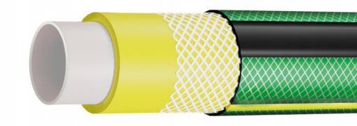 WĄŻ OGRODOWY 4-WARSTWOWY 27 BAR 3/4'' 50M + ZESTAW KOŃCÓWEK PRODUKT POLSKI
