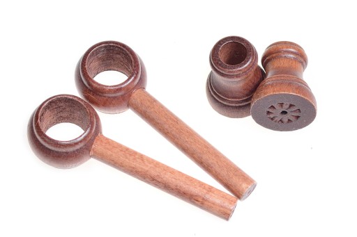 Wspornik drewniany pojedynczy do karnisza karnisz fi 28 mm Olcha 2 szt