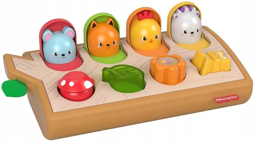 КРАСНЫЕ ПОПИНГ-ЖИВОТНЫЕ FISHER PRICE ДЛЯ МАЛЫША GJW24