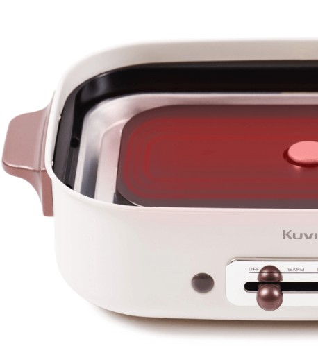 KUVINGS CERAMIC PLUS СТОЛ ЭЛЕКТРИЧЕСКИЙ МУЛЬТИГРИЛЬ СЛИВОЧНЫЕ ТОСТЫ