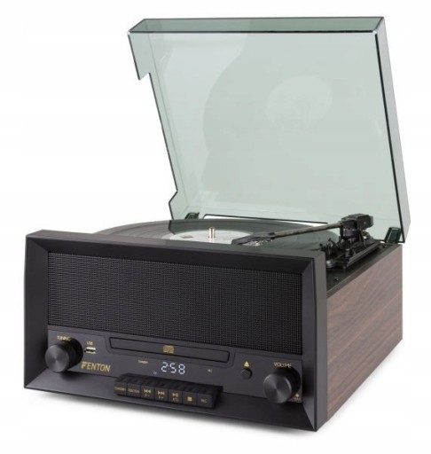 Ретро проигрыватель + винил BT USB FM AUX CD СТЕРЕО