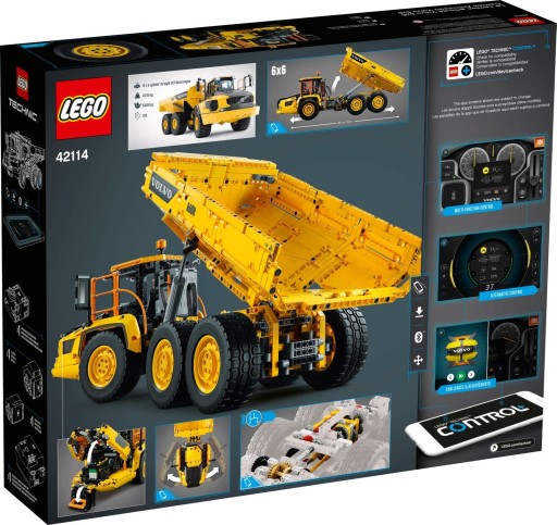 LEGO TECHNIC САМОСВАЛ VOLVO 6x6 С ДИСТАНЦИОННЫМ УПРАВЛЕНИЕМ