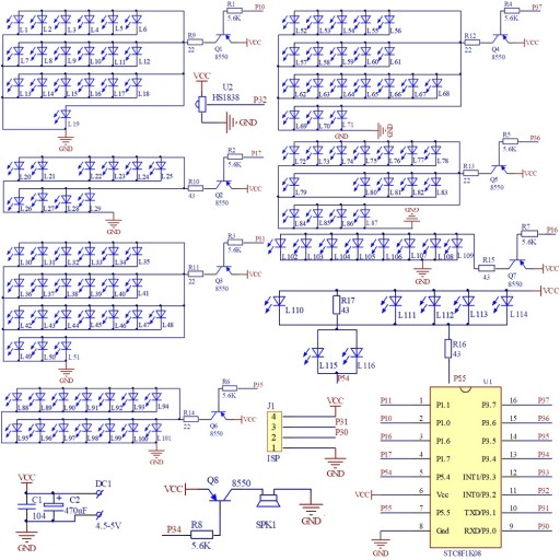 Mega Motyl 116 LED SMD чип с дистанционным управлением Набор для самостоятельного изготовления